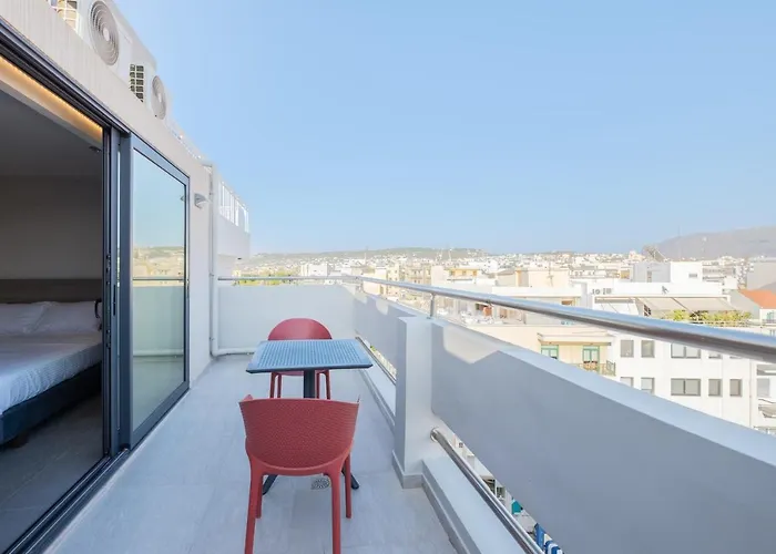 Sky-high 70sqm Penthouse W. Stunning Views - 05 * Chania (Crete)