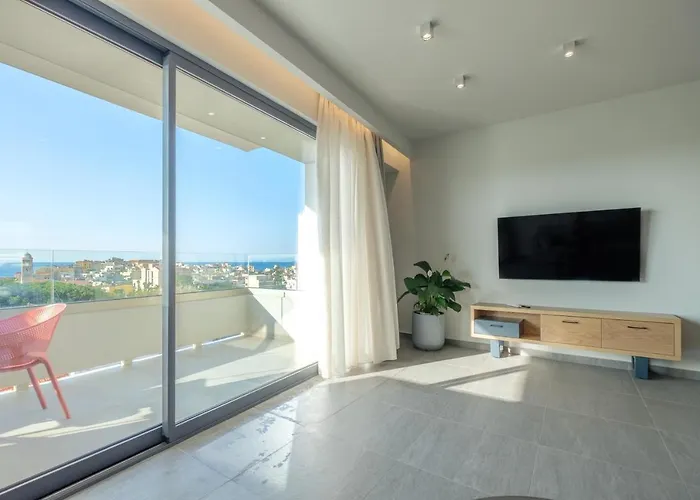 Sky-high 70sqm Penthouse W. Stunning Views - 05 * Chania (Crete)